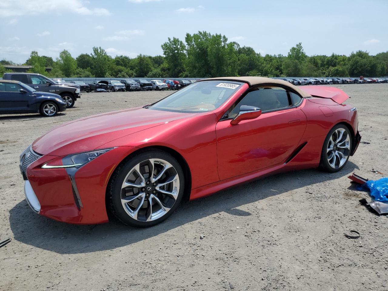 2021 Lexus LC 500h, VIN JTHKPAAY0MA101522 — Rear end