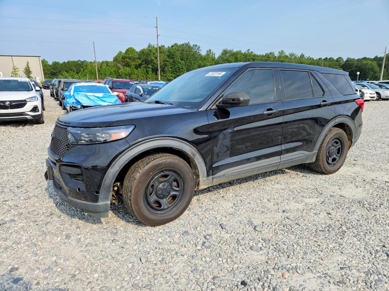 2021 Ford Police Interceptor Utility, VIN 1FM5K8AC5MNA04900 — Перед
