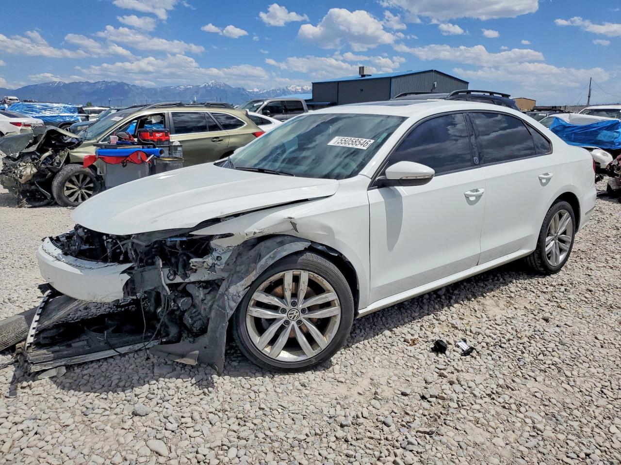 2019 Volkswagen Passat Wolfsburg Edition, VIN 1VWLA7A38KC004968 — Front end