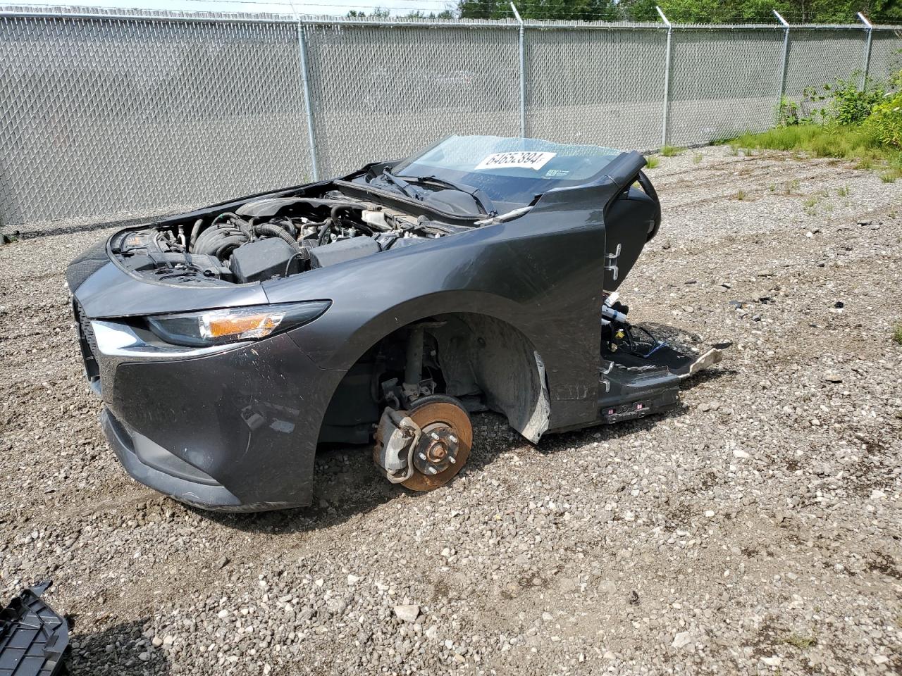 2022 Mazda 3 Carbon Edition, VIN JM1BPACL1N1510424 — Vandalism