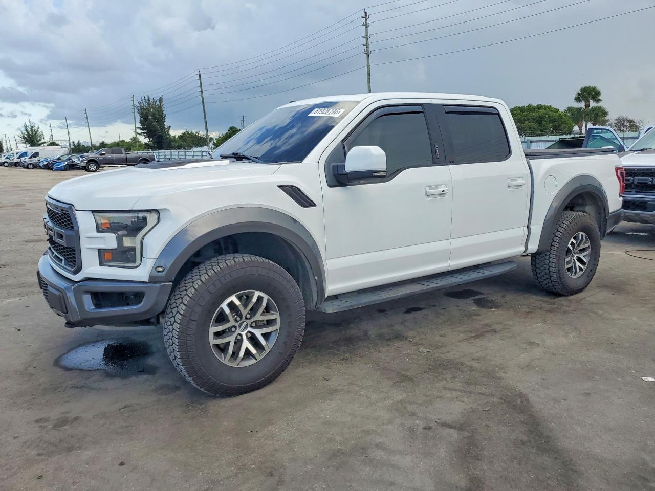 2017 Ford F-150 Raptor, VIN 1FTFW1RG1HFC13529 — Prior damage history