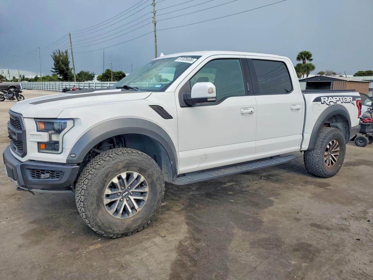 2019 Ford F-150 Raptor, VIN 1FTFW1RG9KFD17791 — Prior damage history