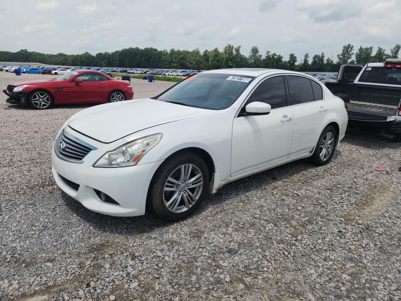 2011 Infiniti G37 x, VIN JN1CV6AR5BM406000 — Бок