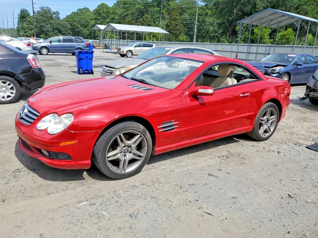 2006 Mercedes-Benz SL 500, VIN WDBSK75F86F110386 — Vandalism