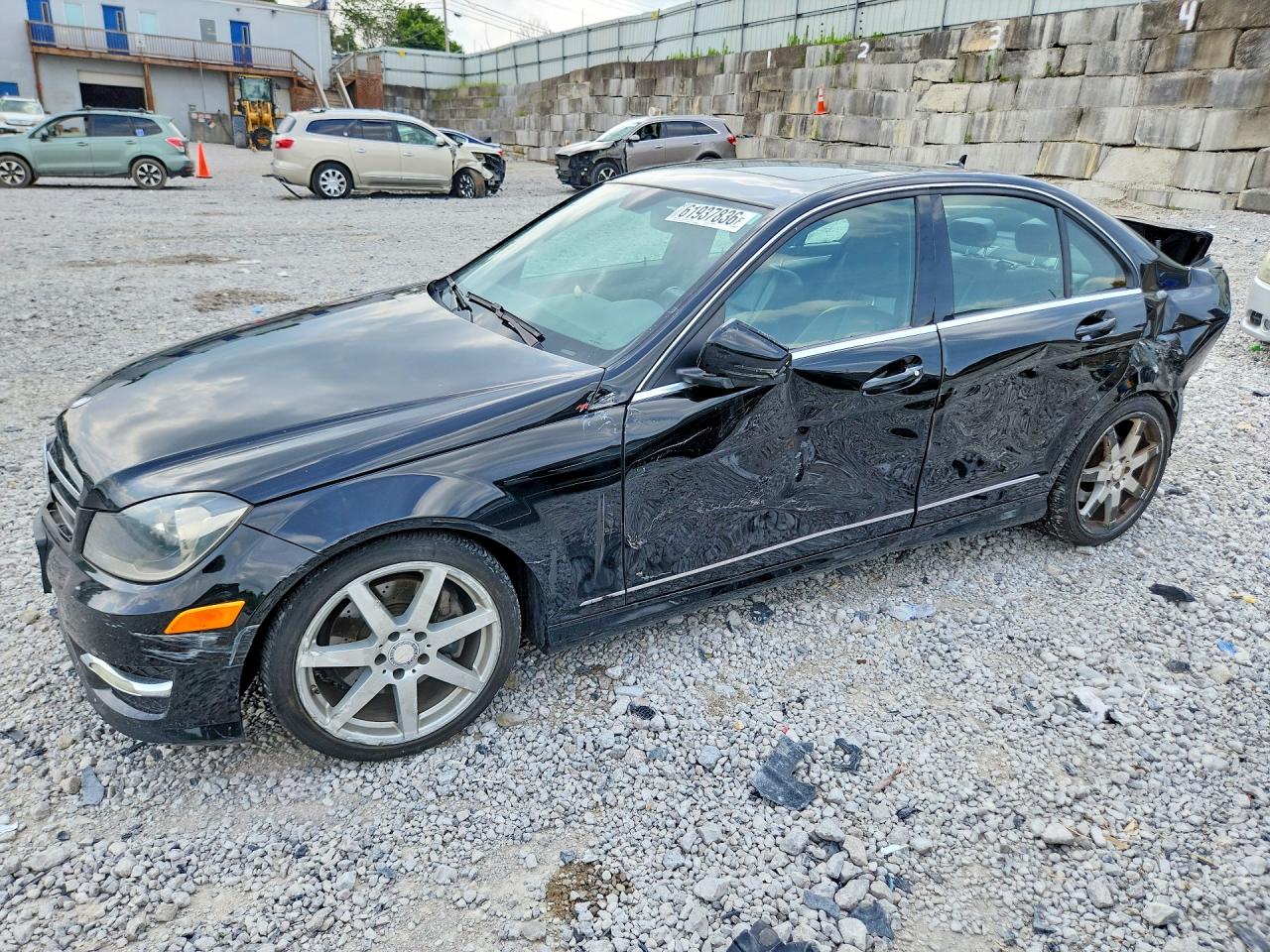 2014 Mercedes-Benz C 300 Sport, VIN WDDGF8AB9EG247873 — Rear end