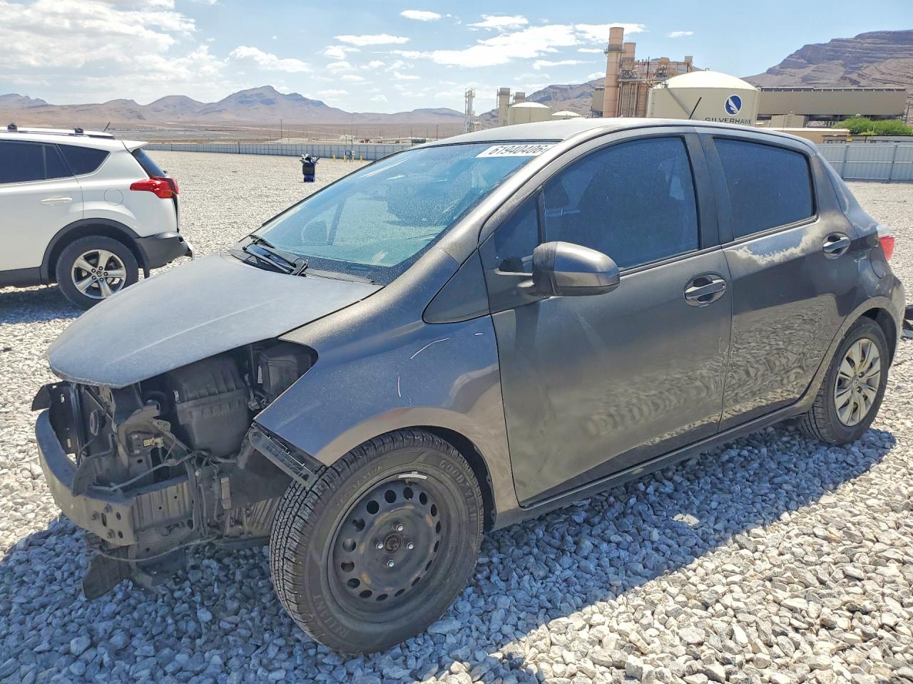 2012 Toyota Yaris LE, VIN JTDKTUD39CD518794 — Front end