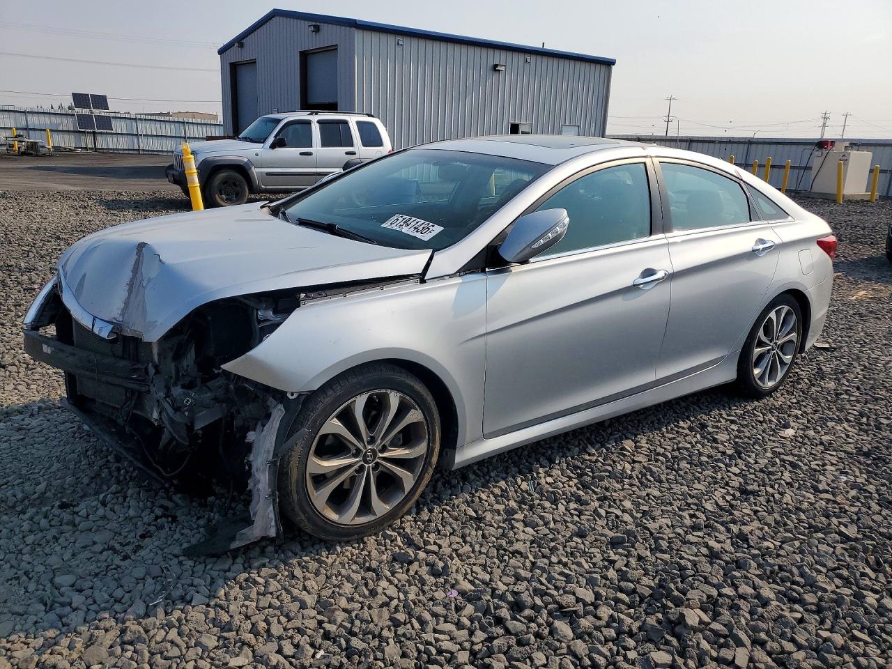 2014 Hyundai Sonata SE, VIN 5NPEC4AB8EH857875 — Front end