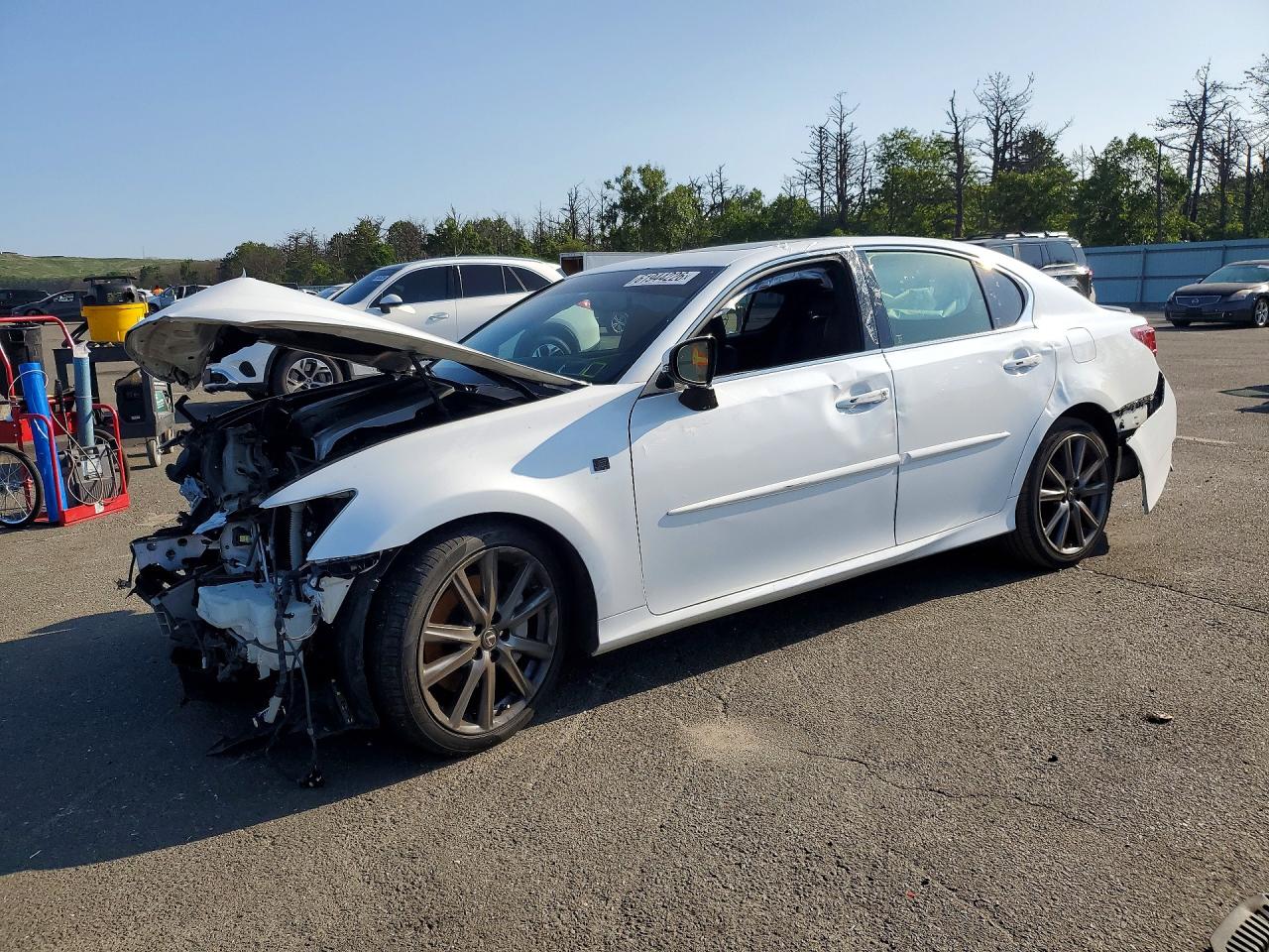 2014 Lexus GS 350, VIN JTHCE1BL0E5027851 — Front end