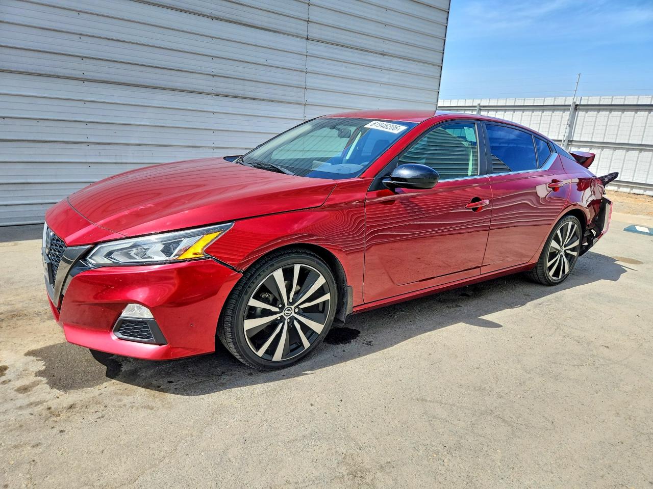 2019 Nissan Altima SR, VIN 1N4BL4CV4KN314549 — Зад