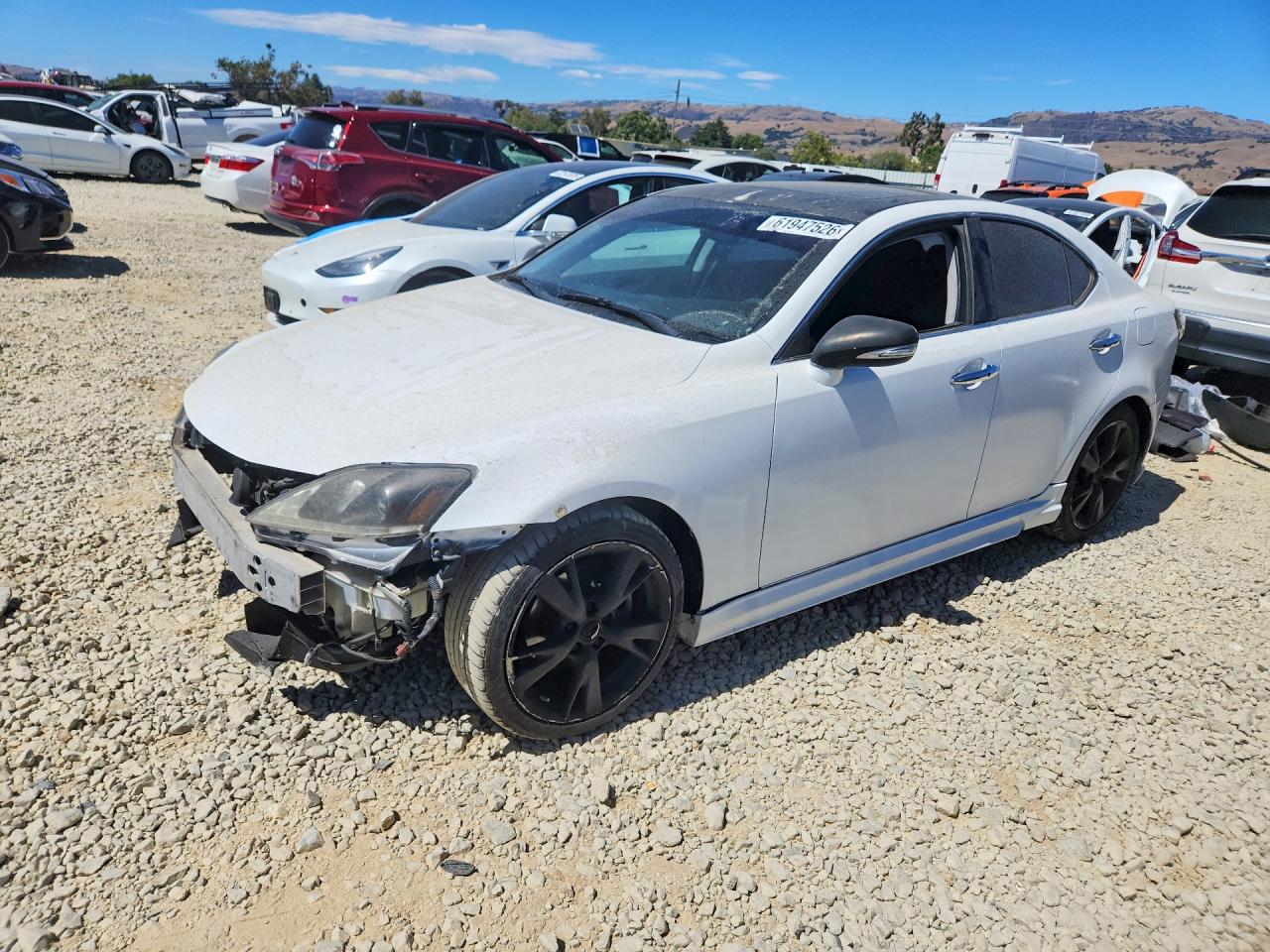 2009 Lexus IS 250, VIN JTHBK262792083496 — Front end