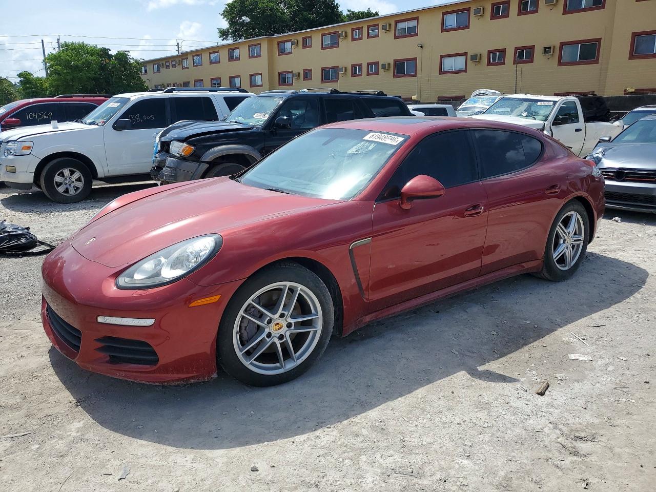 2015 Porsche Panamera 4, VIN WP0AA2A73FL000977 — Front end