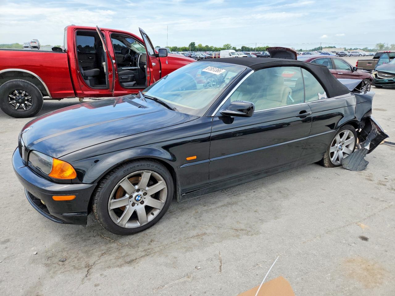 2000 BMW 3 Series 323Ci, VIN WBABR3342YEG01133 — Rear end