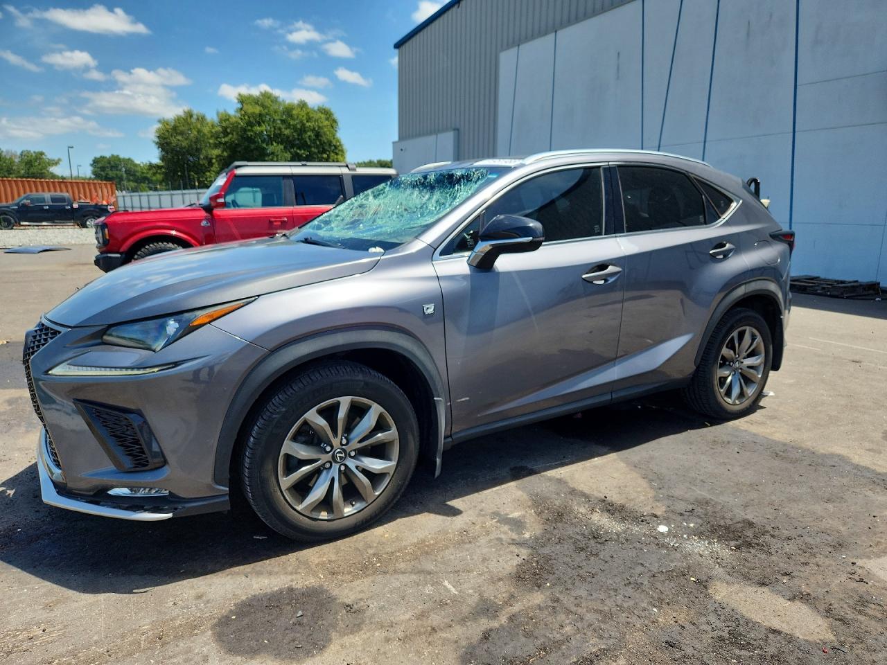 2018 Lexus NX 300 F Sport, VIN JTJYARBZ8J2087570 — Front end