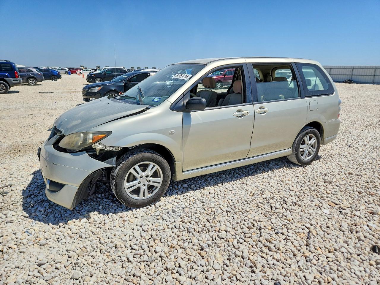 2004 Mazda MPV LX, VIN JM3LW28A940529481 — Front end