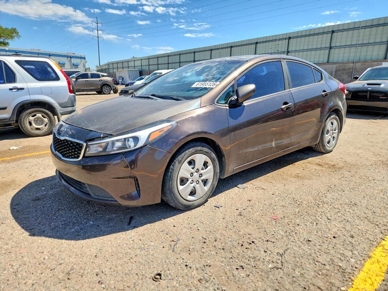 2017 Kia Forte LX, VIN 3KPFK4A75HE033764 — Front end