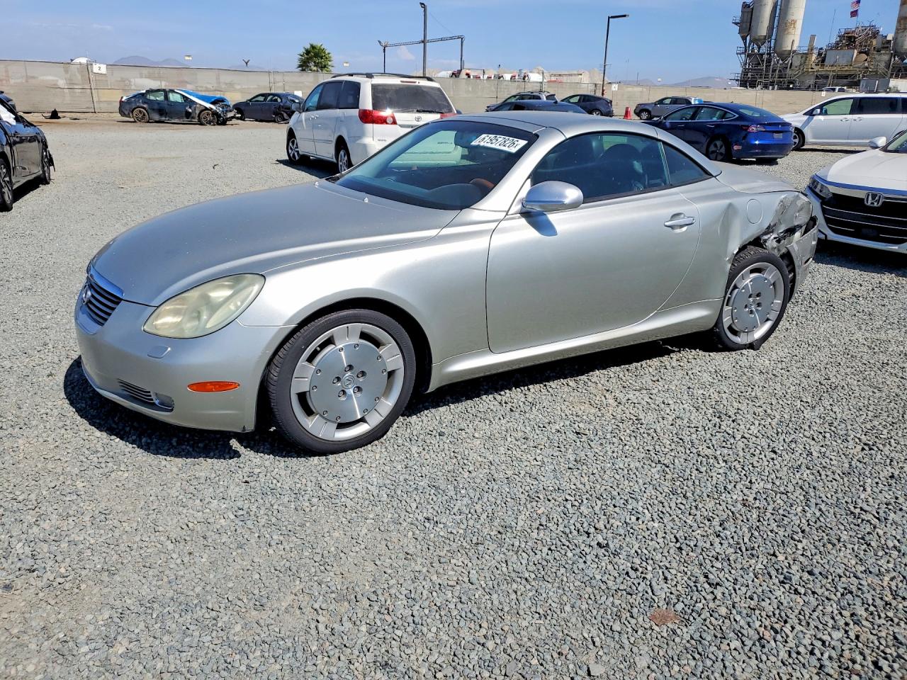 2002 Lexus SC 430, VIN JTHFN48Y520028763 — Rear end