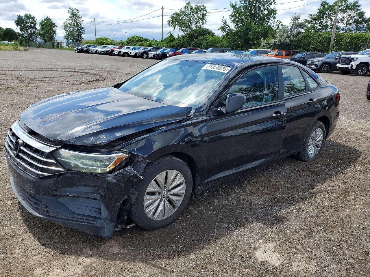 2019 Volkswagen Jetta S, VIN 3VWC57BU4KM066510 — Перед