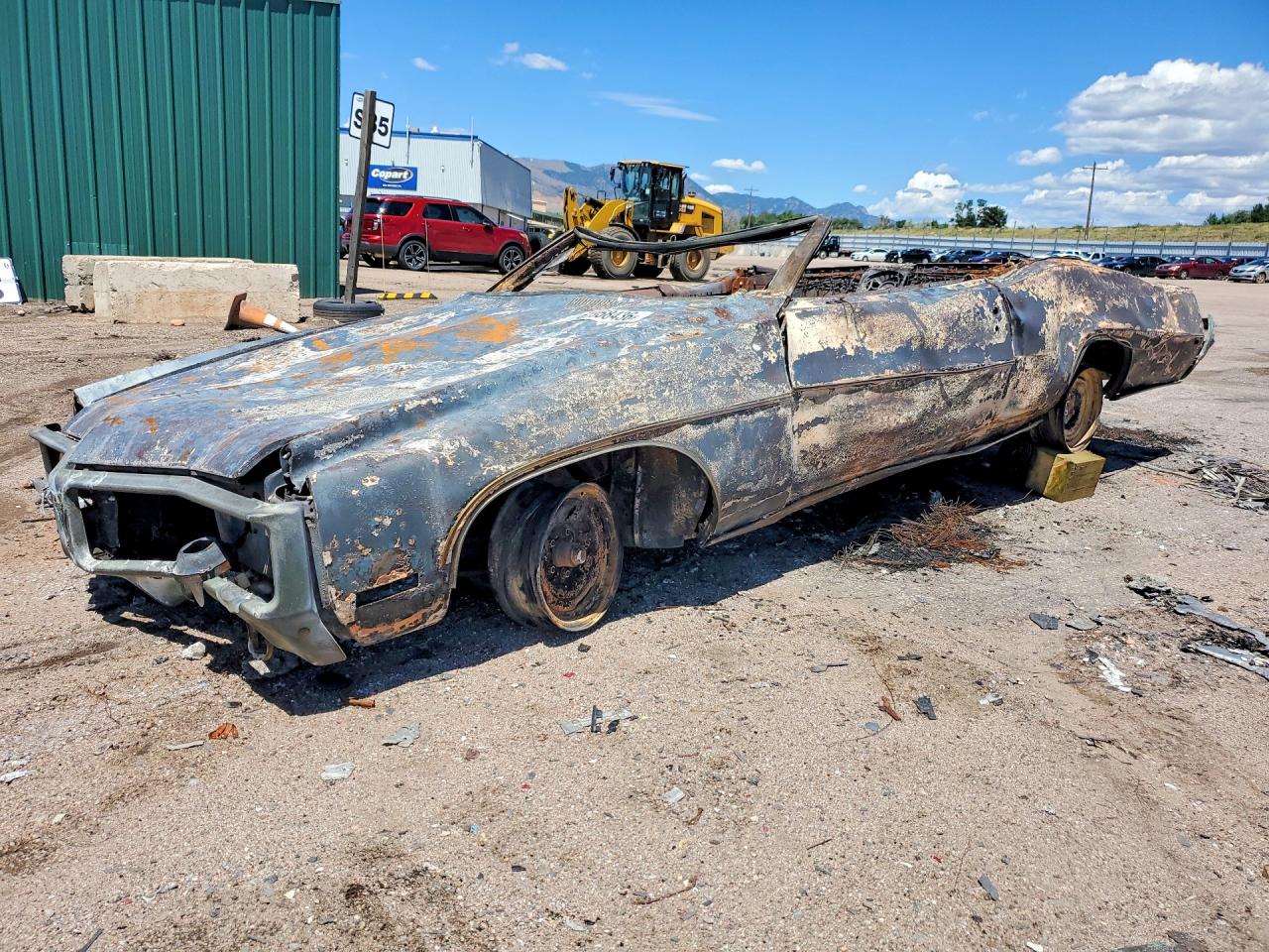 1970 Buick LeSabre, VIN 454670X150605 — Burn