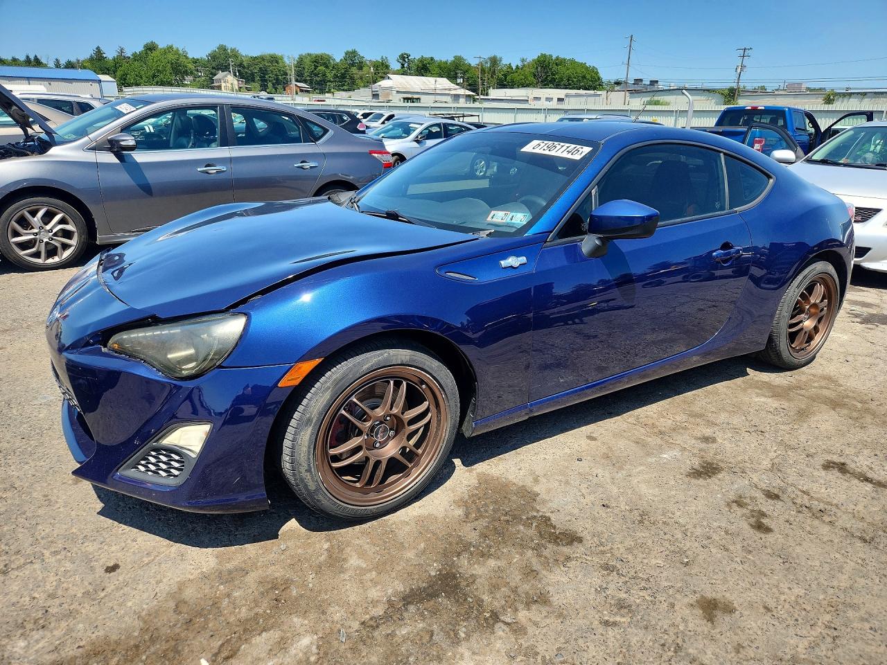 2013 Scion FR-S, VIN JF1ZNAA1XD1707019 — Front end