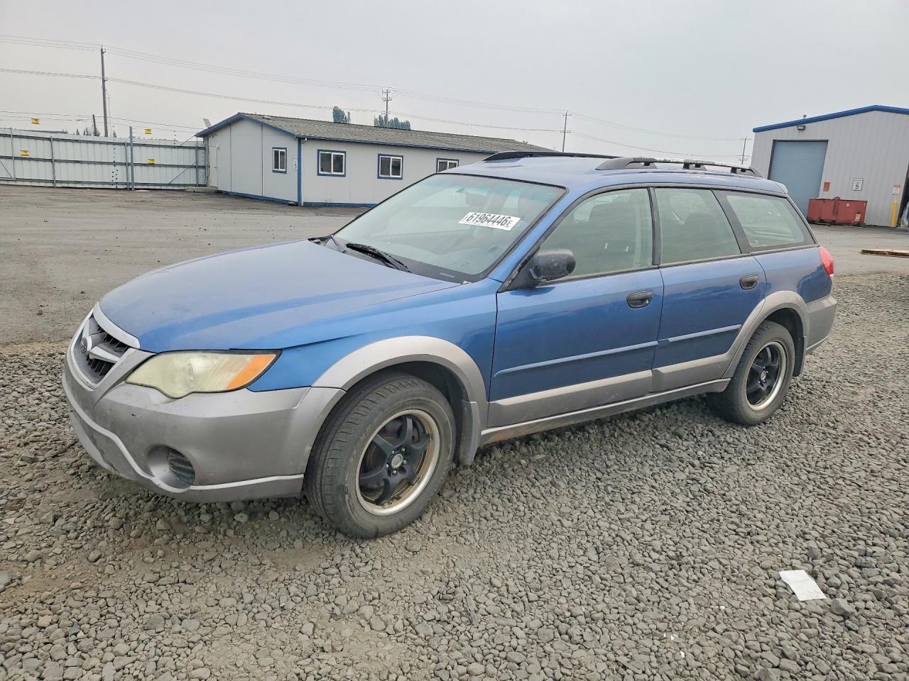 2008 Subaru Outback, VIN 4S4BP60C587360803 — Зад