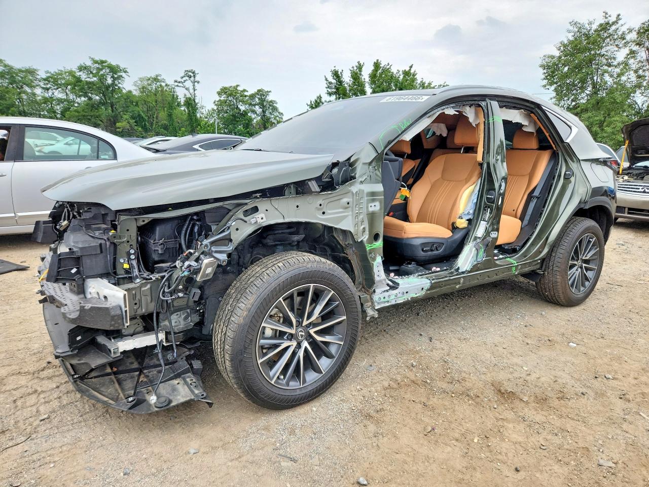 2025 Lexus NX 350, VIN 2T2AGCEZ2SC082200 — Stripped