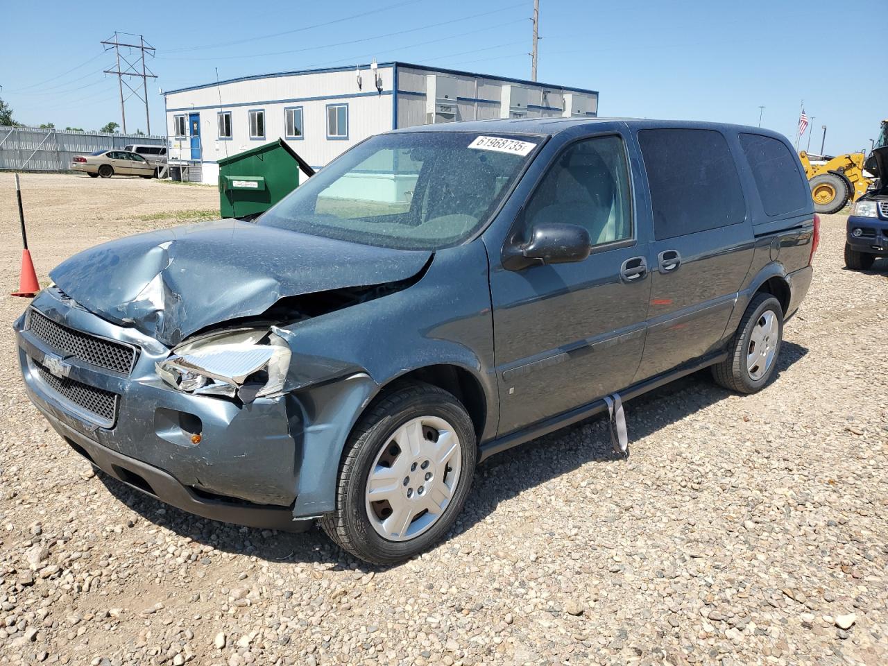 2007 Chevrolet Uplander LS Fleet, VIN 1GNDV23147D105928 — Front end