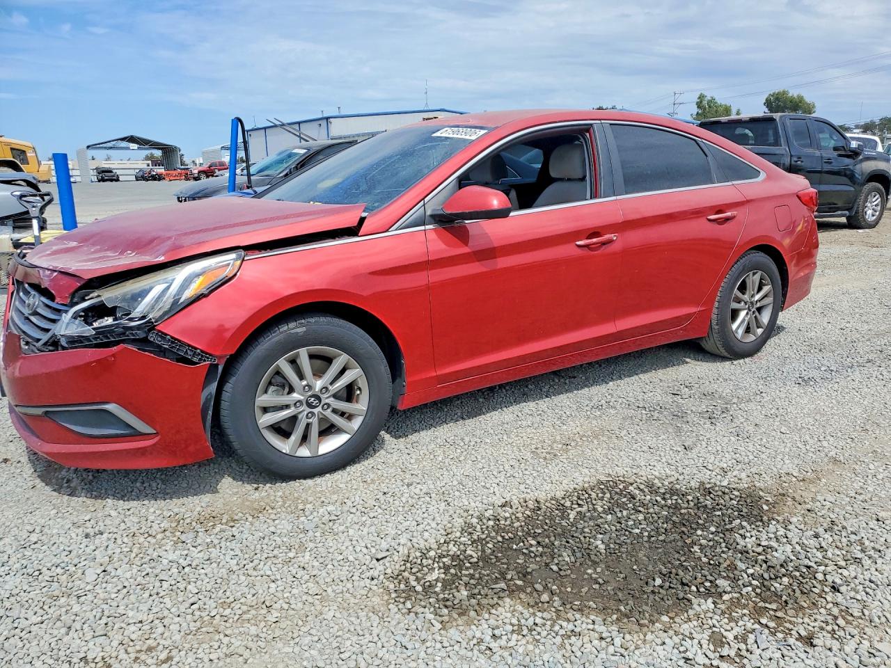 2017 Hyundai Sonata SE, VIN 5NPE24AF5HH469044 — Front end