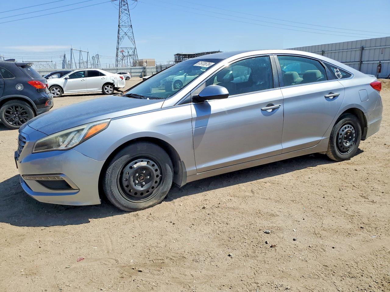 2015 Hyundai Sonata SE, VIN 5NPE24AF9FH039806 — Rear end