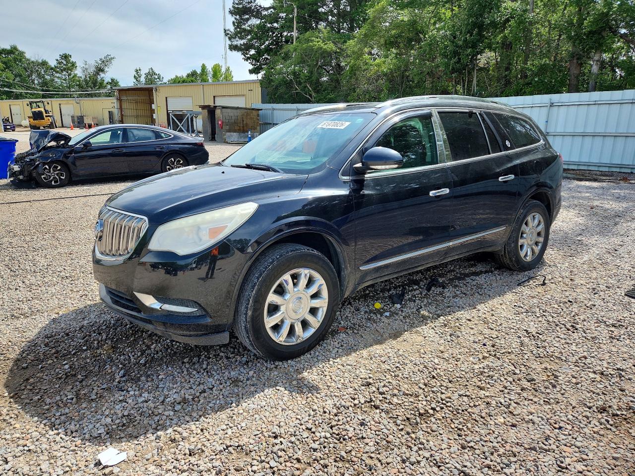 2013 Buick Enclave Premium, VIN 5GAKRDKD5DJ155652 — Rear end