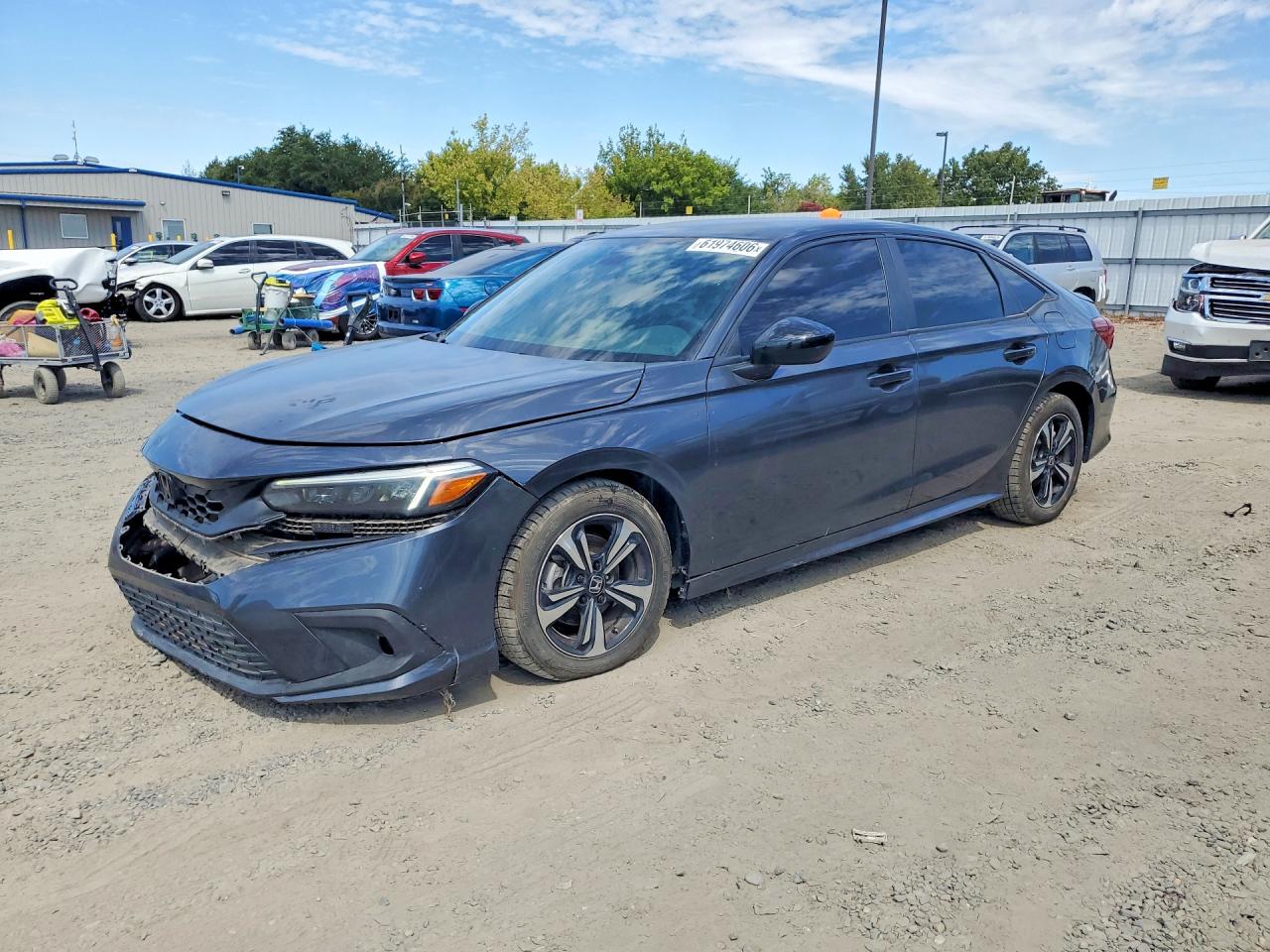 2025 Honda Civic Sport, VIN 2HGFE2F55SH518616 — Frame damage