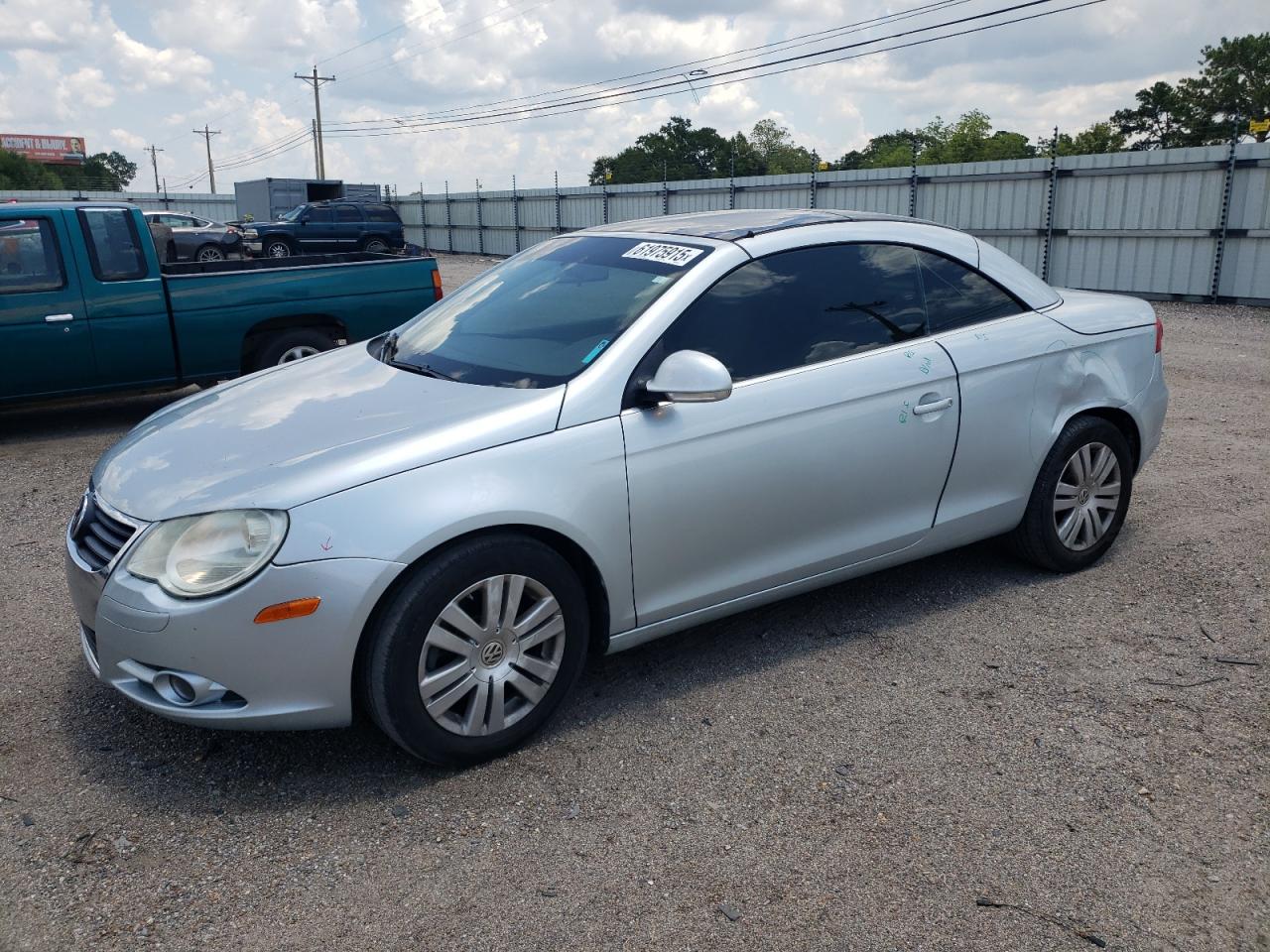 2007 Volkswagen Eos 2.0T, VIN WVWBA71F27V007417 — Rear end