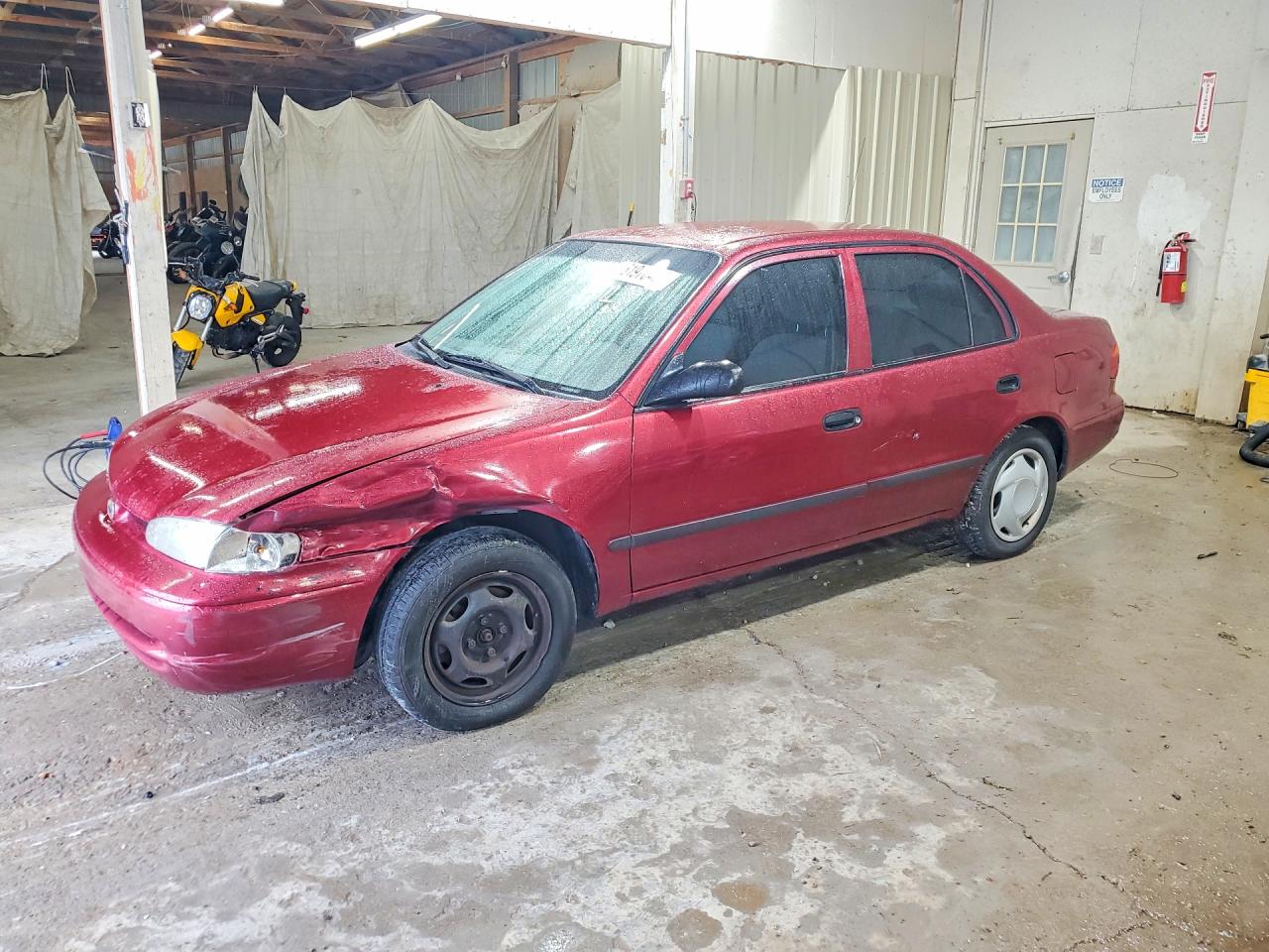 1999 Chevrolet Prizm Lsi, VIN 1Y1SK5280XZ435055 — Front end