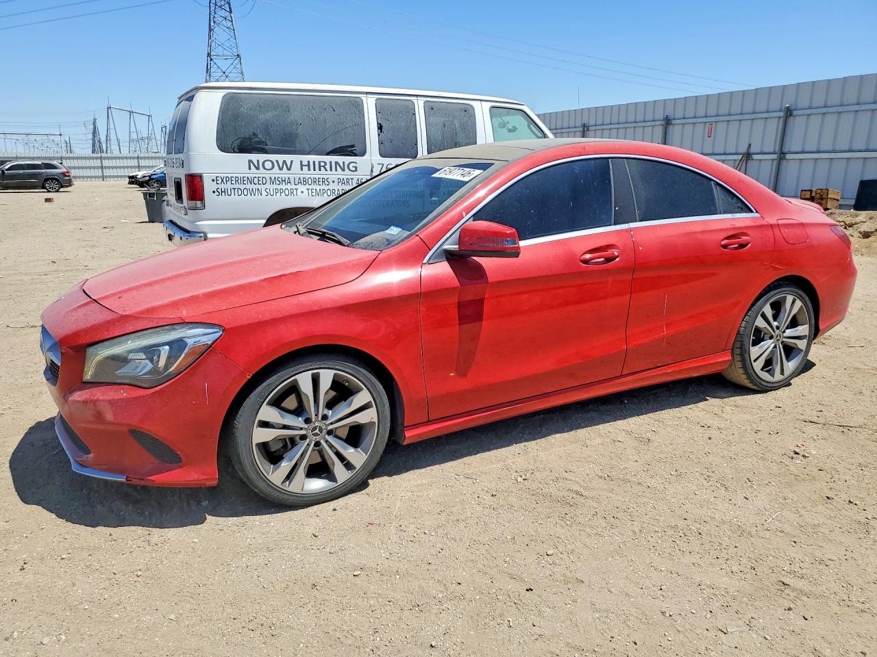 2019 Mercedes-Benz CLA 250, VIN WDDSJ4EB8KN775293 — Side