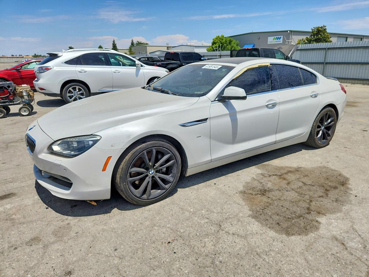 2013 BMW 6 Series 640i, VIN WBA6A0C53DDZ03561 — Rear end