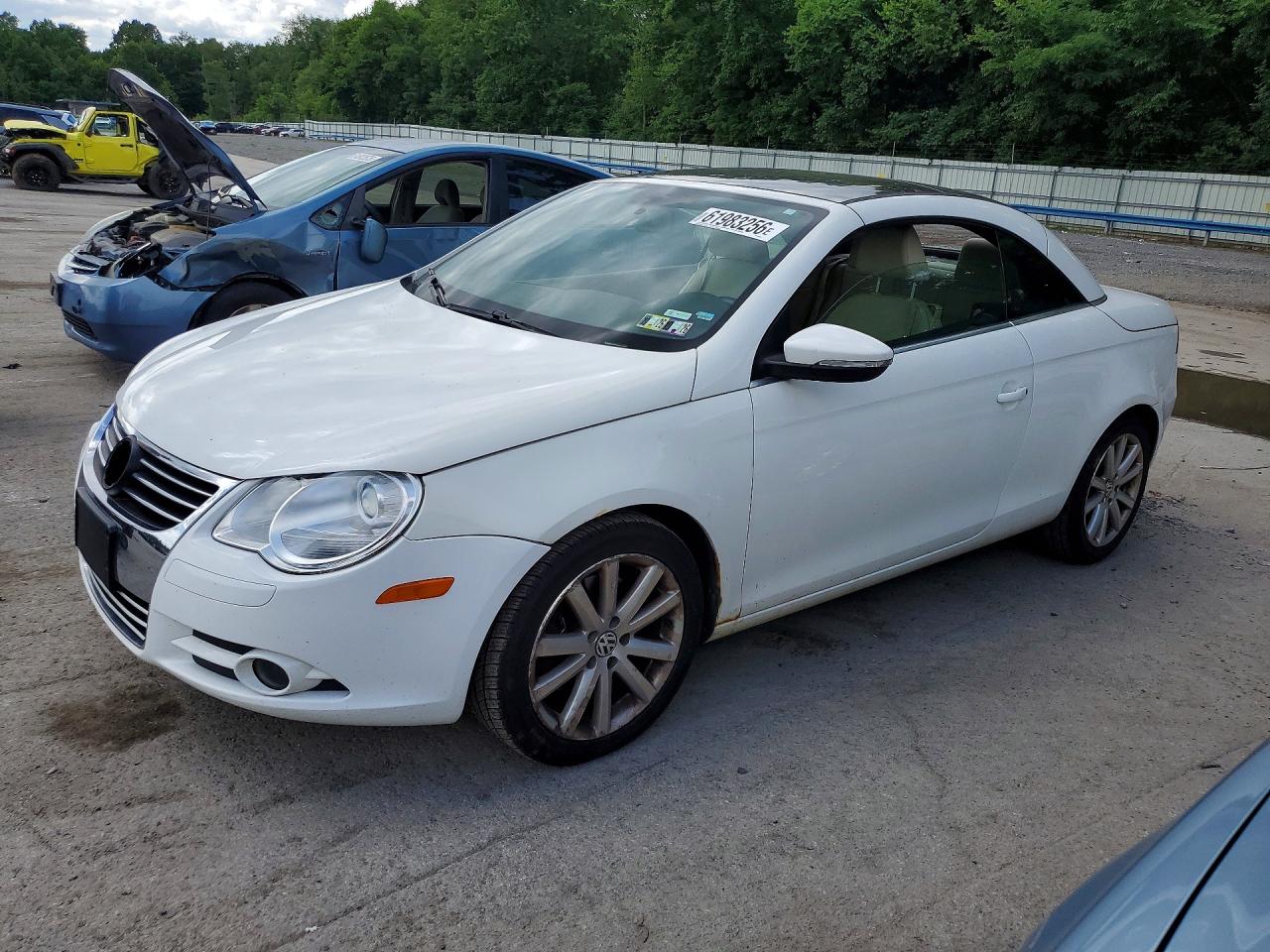 2009 Volkswagen Eos Komfort, VIN WVWBA71F59V022674 — Roof