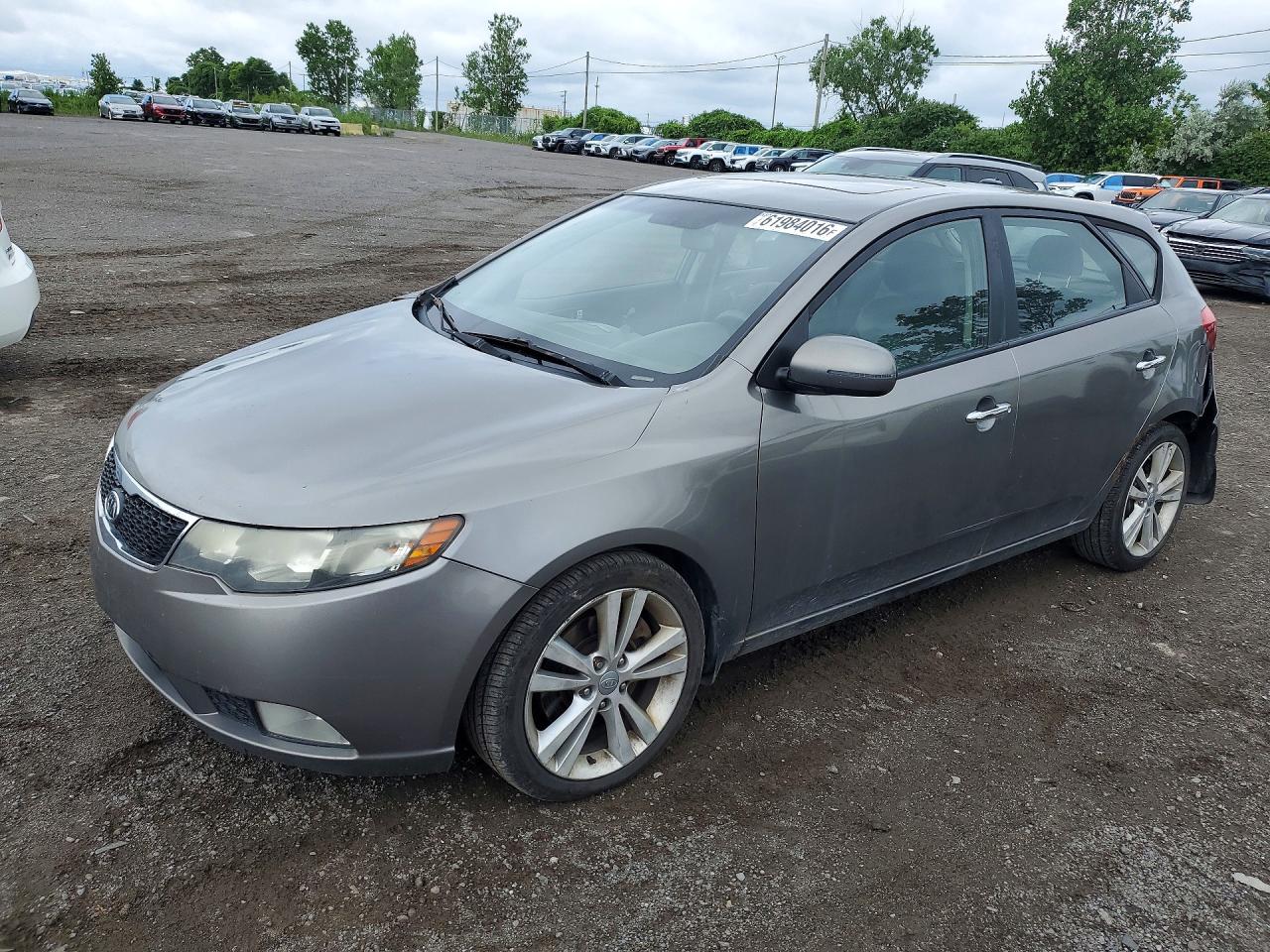 2012 Kia Forte SX, VIN KNAFW5A3XC5494631 — Rear end
