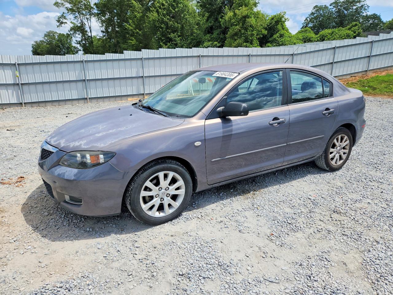 2007 Mazda 3 i Touring, VIN JM1BK32F771653662 — Front end