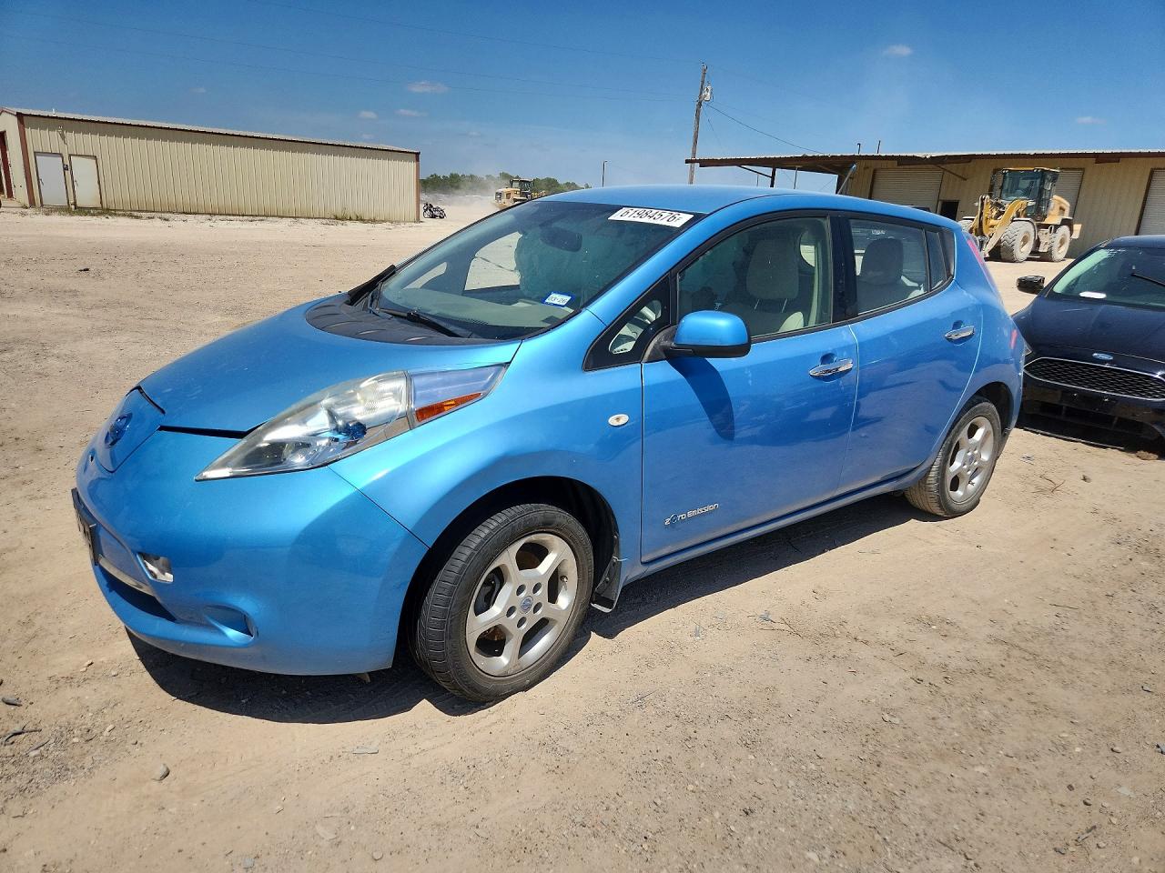 2012 Nissan LEAF SL, VIN JN1AZ0CP8CT021607 — Перед