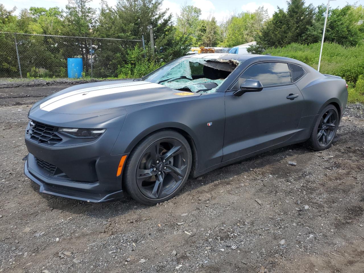 2021 Chevrolet Camaro 1LT, VIN 1G1FB1RS9M0123633 — Roof