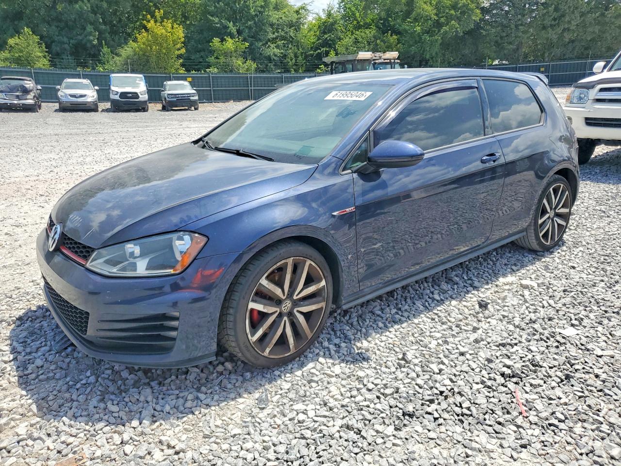 2016 Volkswagen Golf GTI S, VIN 3VWYT7AUXGM068315 — Rear end