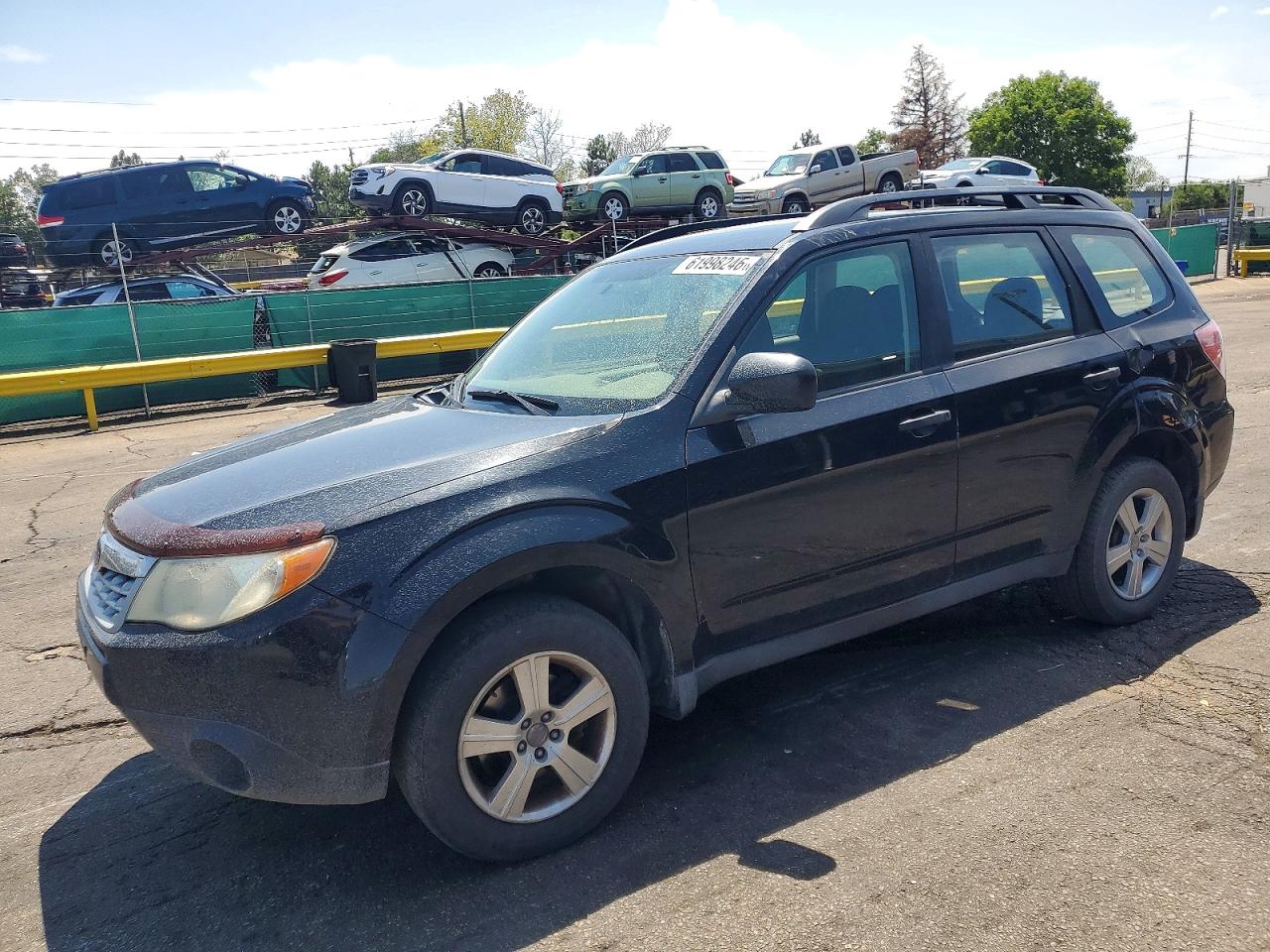 2012 Subaru Forester X, VIN JF2SHBBC2CG422417 — Rear end