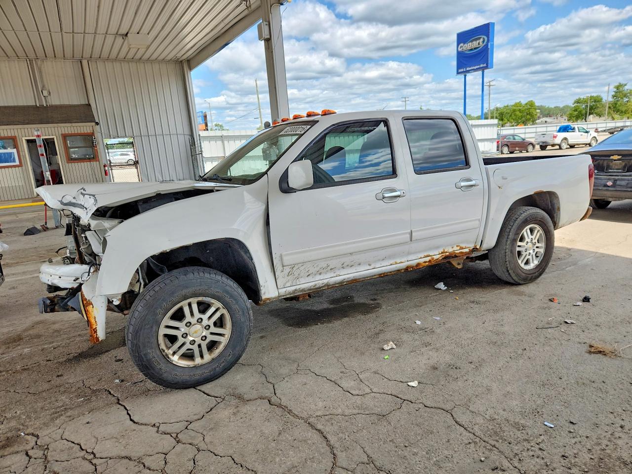 2010 Chevrolet Colorado 1LT, VIN 1GCJTCDE6A8121007 — Front end