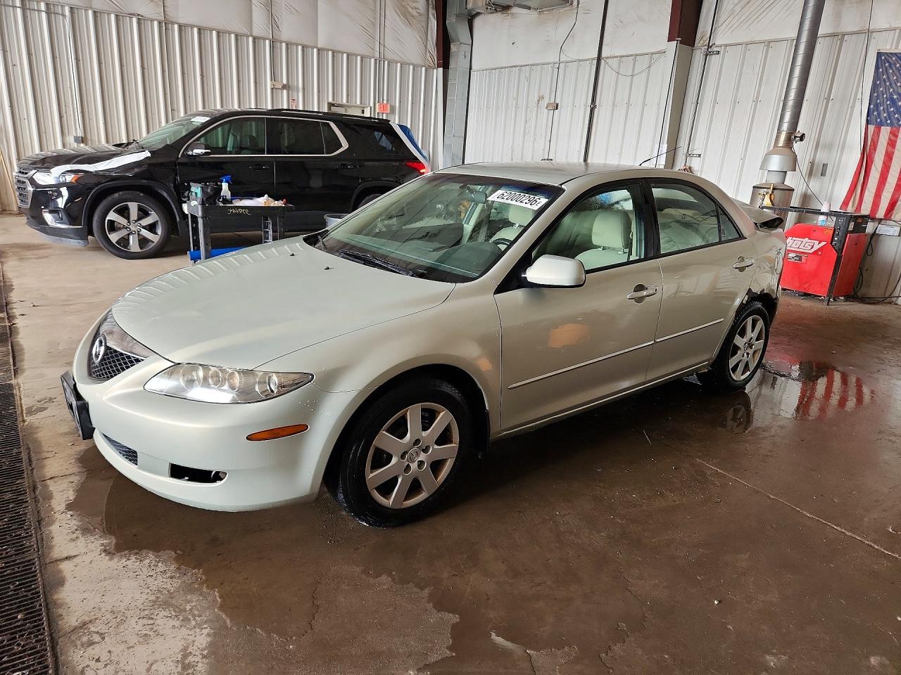 2005 Mazda 6 i, VIN 1YVHP80C055M75921 — Rear end