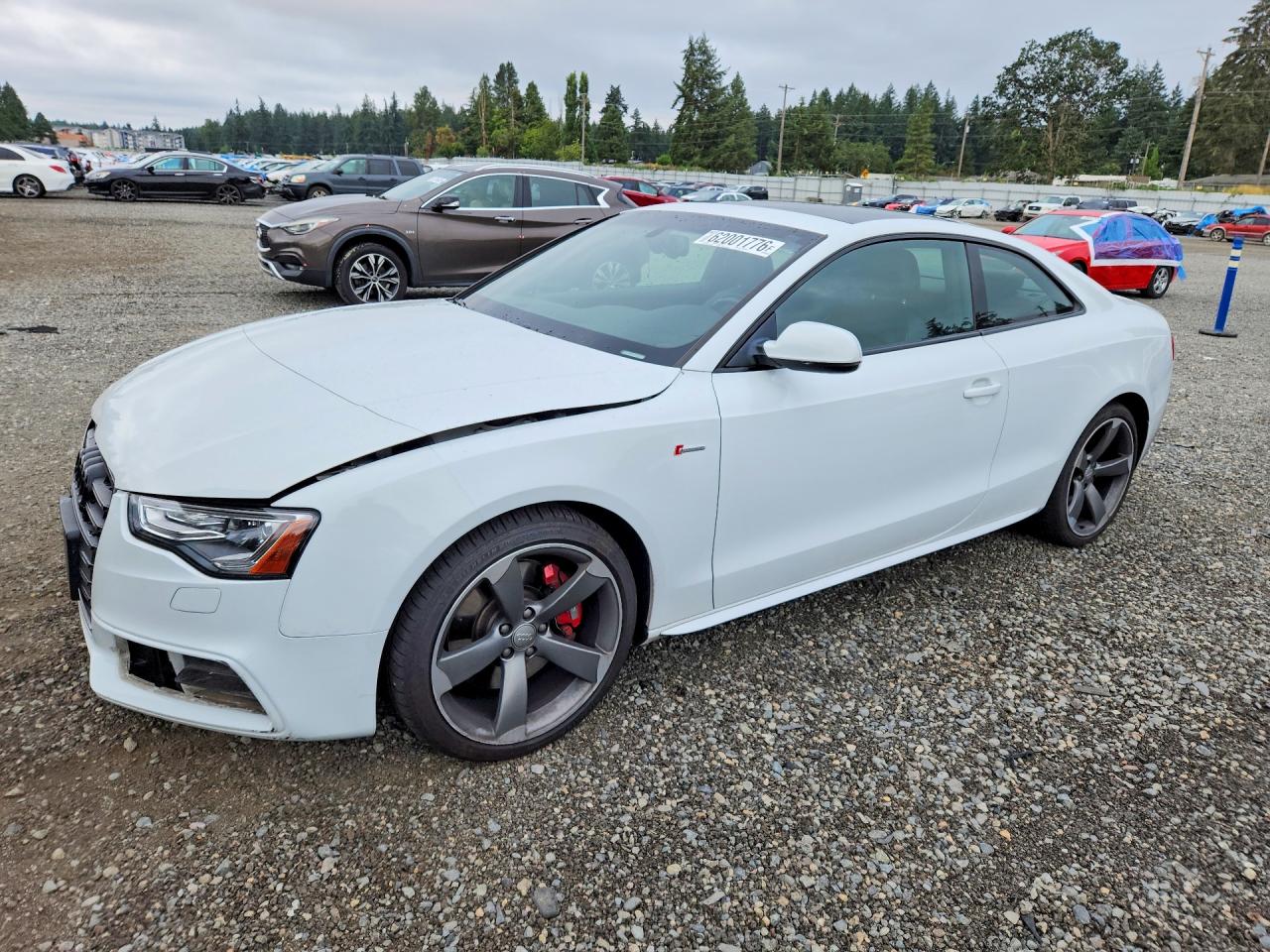 2014 Audi S5 Prestige, VIN WAUVGAFR8EA047501 — Front end