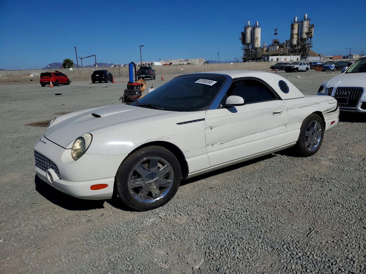 2002 Ford Thunderbird Hardtop Premium, VIN 1FAHP60A62Y123984 — Зад