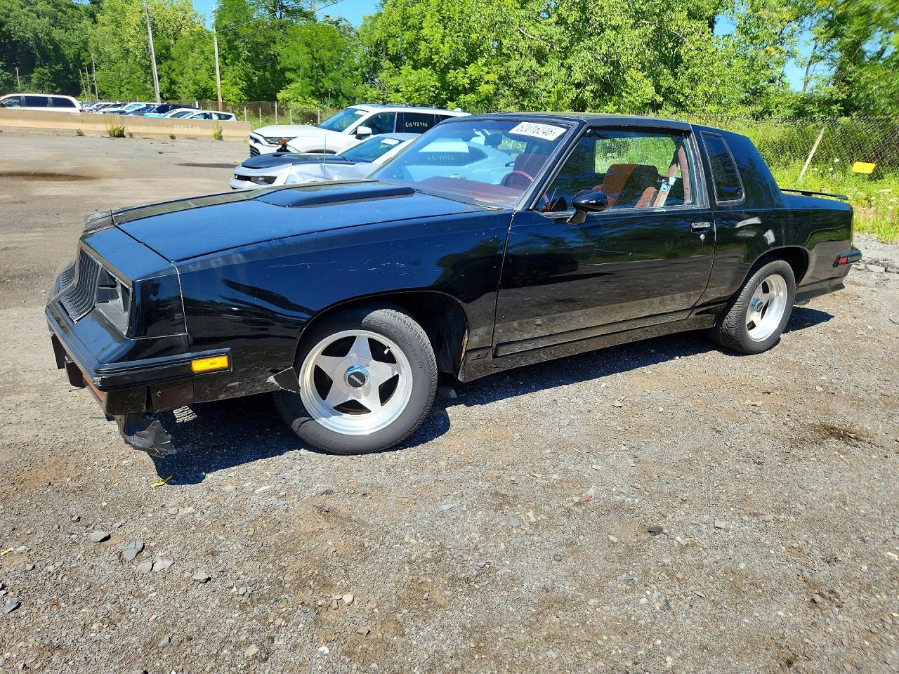 1983 Oldsmobile Cutlass, VIN 1G3AK4799DM452103 — Rear end