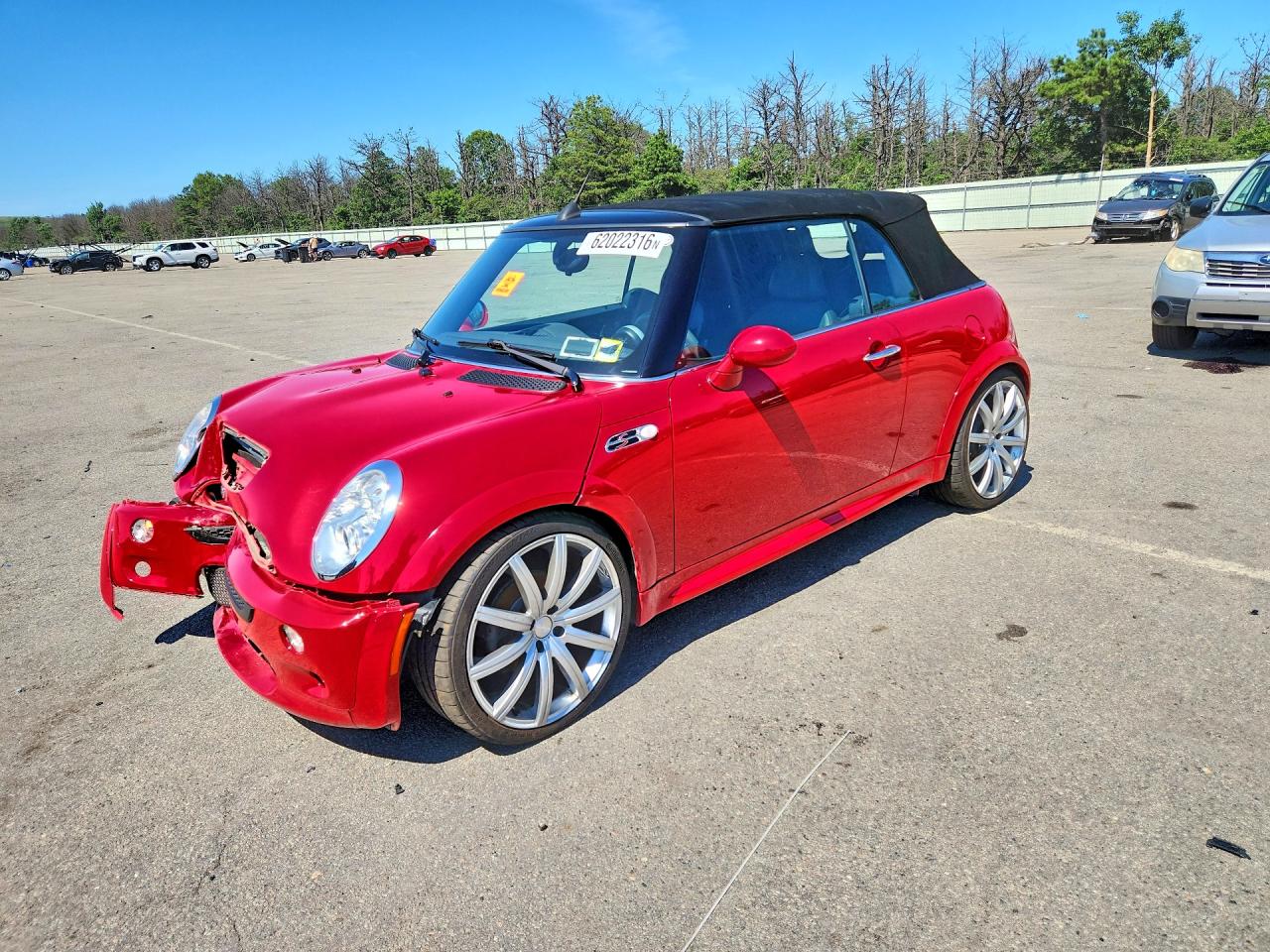 2005 MINI Convertible S, VIN WMWRH33545TK55956 — VIN отсутствует или изменён