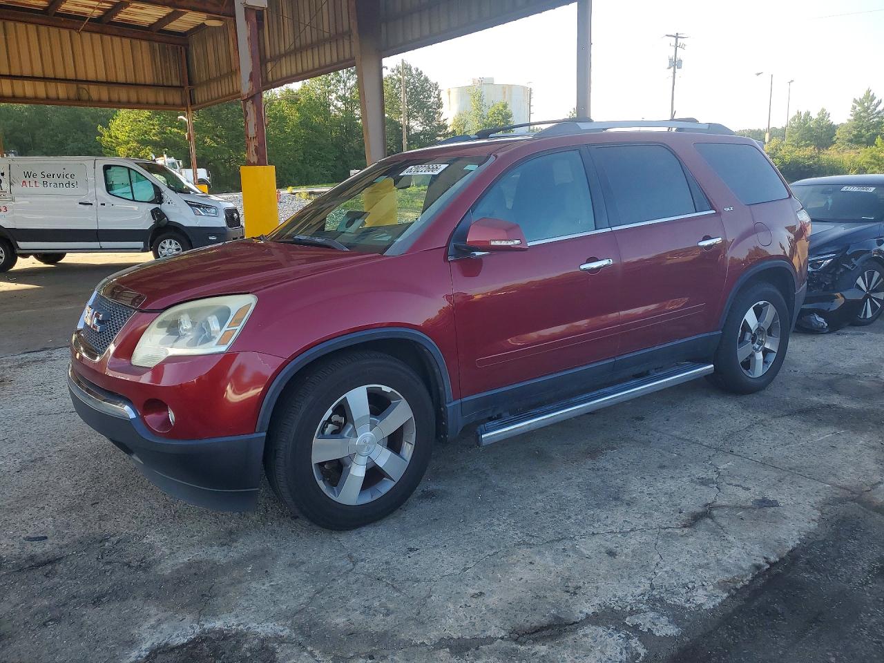 2010 GMC Acadia SLT1, VIN 1GKLVMED1AJ198458 — Burn