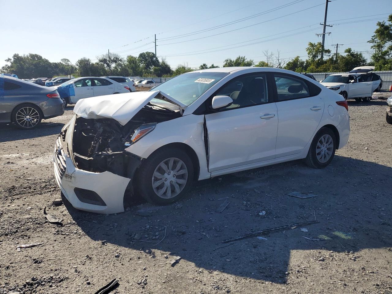 2019 Hyundai Accent SE, VIN 3KPC24A35KE061796 — Front end