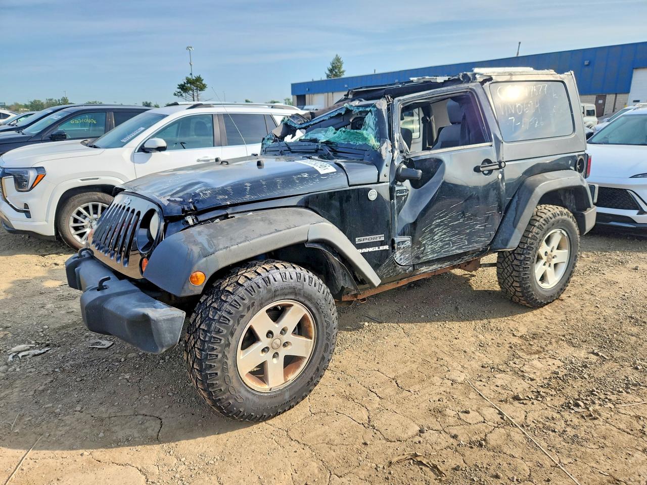 2010 Jeep Wrangler Sport, VIN 1J4AA2D15AL140684 — Rollover